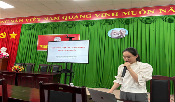 Trung tâm Y tế Phú Quốc tổ chức Sinh hoạt khoa học chuyên đề: Cập nhật chẩn đoán và điều trị Tổn thương thận cấp do Nhiễm khuẩn huyết.)
